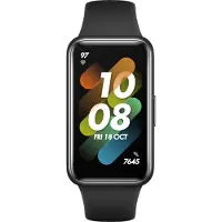 Huawei Band 7, Aktivitäts-Trackerarmband, 3,73 cm (1.47"), AMOLED, 180 mAh, Wasserfest, Schwarz