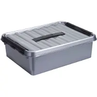 Sunware Aufbewahrungsbox - grau - 10L - 40 x 30 x 11 cm