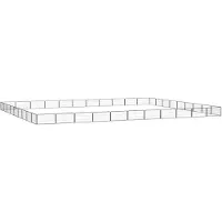 vidaXL 40-tlg. Hundelaufstall Schwarz 100x50cm Stahl Pulverbeschichtet