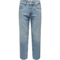 Only & Sons Regular-fit-Jeans "ONSEDGE STRAIGHT BROMO 0017 DOT DNM NOOS"