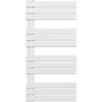Belrad Handtuchheizkörper/Badheizkörper Paneel Anschluss linksseitig weiß 1200x600 681W