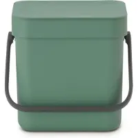 Brabantia Mülleimer Sort Go 3l tannengrün | 2 Stk