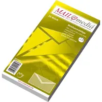 Mailmedia Briefumschlag DL, ohne Fenster, NK, 80 g/qm, weiß