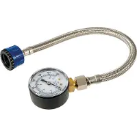 Silverline Wasserdruckmesser Druckmesser Manometer Wasserdruckprüfung