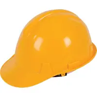 Silverline Schutzhelm 306429, EN 397, Größe 51-61, mit Kinnriemen, gelb