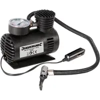 Silverline Mini Druckluftkompressor KFZ 12V Zigarettenanzünder