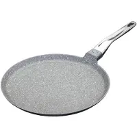 Masterclass MCMCP28 Omelettpfanne, 28 cm max. Durchmesser, Gusseisen/Gussaluminium, Induktionsherd-geeignet, Antihaftbeschichtung