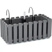 Prosperplast Boardee Collection 38x18x16.2 Cm Za3260 Flowerpot Silber