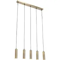 QAZQA Moderne Hängelampe Bronze 5-flammig - Jeana