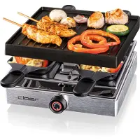 Cloer 6454 Raclette-Grill-Kombigerät, Thermostat