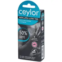 Ceylor Non Latex Präservativ Ultra Thin 6 Stk St Kondome