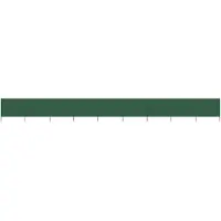 vidaXL 9-teiliges Windschutzgewebe 1200 x 120 cm Grün