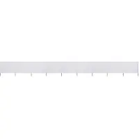 vidaXL 9-teiliges Windschutzgewebe 1200 x 120 cm Sandweiß