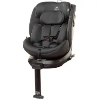 4Baby | Kindersitz - 360° Drehbar - mit ISOFIX, I-SIZE, 40-150 cm, zusätzlicher Seitenschutz, vorwärts- und rückwärtsgerichtet - Grau - ENZO-FIX