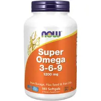 Now Super Omega 3-6-9 180 Weichkapseln