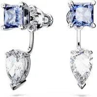 Swarovski Ohrringe - Mesmera earring jackets, Mixed cuts, Detachable, R - Gr. unisize - in Blau - für Damen