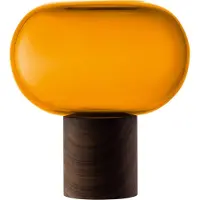 LSA International Vase L.S.A. Oblate Amber/Orange 21,5 cm