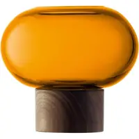 LSA International Vase L.S.A. Oblate Amber/Orange 13,5 cm