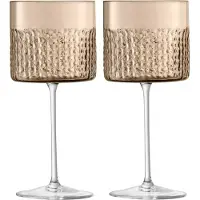 LSA International Weinglas L.S.A. Wicker Brown/Mocha 320 ml (2er-Set)