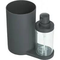 IDesign Seifenspender Sanitair Organizer Schwarz