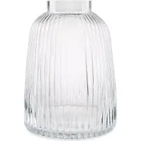 LSA International Vase L.S.A. Pleat Transparant 26 cm