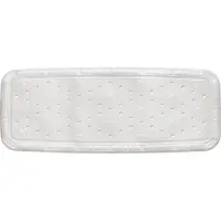 kela Antirutschmatte Kreta Badewanne White (92 x 36 cm)