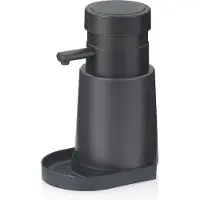 kela Seifenspender Aurie mit Plateau Dunkelgrau 450 ml
