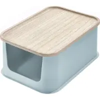 IDesign Aufbewahrungskiste Medium Mit Opening und Deckel Grau (30 x 21 cm)