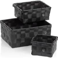 kela Körbe Neo Schwarz (3-teilig)