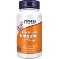 Now , Ubiquinol, 200mg 60 St