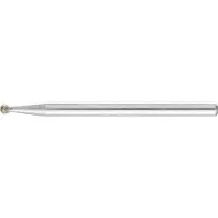 PFERD Diamant-Schleifstift Kugel Ø2,0mm Schaft-Ø3 mm D181 (grob) zum Gravieren und Entgraten