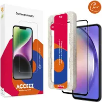 Accezz Dreifach starke Full Cover Schutzfolie mit Applikator für das Samsung Galaxy A54 (5G) / S23 FE