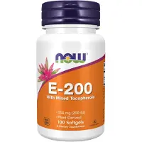 Now Vitamin E-200 mit gemischten Tocopherolen 100 St