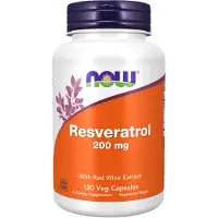 Now , Natural Resveratrol, 200mg 50 St Kapseln