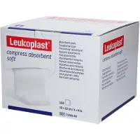 Leukoplast compress absorbent soft unste.10x10cm 100 St Kompressen