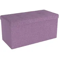 Intirilife Sitzbank 76x38x38 cm in LOTUS ROSA