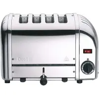 Dualit EKG 003 40365 Vario Polished Toaster, Edelstahlgehäuse, Stoppfunktion