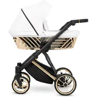Kunert Kinderwagen Ivento Glam Premium 2in1 – Farbe: Weißperlmutt
