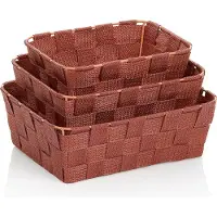 kela Aufbewahrungskorb Alvaro Orange (3er-Set)
