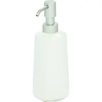 IDesign Seifenspender Design Eco Vanity Keramikpumpe Groß Coconut