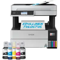 Epson EcoTank ET-5150, Tintenstrahl, Farbdruck, 4800 x 1200 DPI, A4, Direktdruck, Schwarz, Weiß