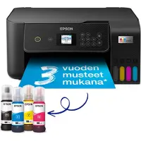Epson EcoTank ET-2820, Tintenstrahl, Farbdruck, 5760 x 1440 DPI, A4, Direktdruck, Schwarz