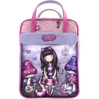 GORJUSS Rucksack Cheshire cat Rosa Lila (27 x 10 x 37 cm)