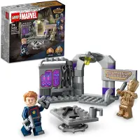 LEGO 76253 Marvel Hauptquartier der Guardians of the Galaxy Volume 3 Film-Set, Bau-Spielzeug, Geschenk-Idee für Kinder ab 7 Jahren mit Groot und Star-Lord Minifiguren