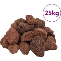 vidaXL Lavagranulat 25 kg Rot 5-8 cm