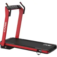 Care Fitness CT-960, 100 kg, 1 km/h, 14 km/h, Kalorien, Distanz, Herzfrequenz, Geschwindigkeit, Zeit, Schwarz, Rot, 4 - 9%