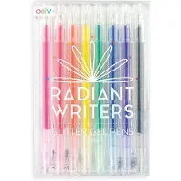 Ooly Kugelschreiber m. Glitzer - 8 st. - Radiant Glitter Gelstif - - One Size - Filzstifte