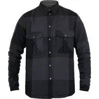 John Doe Motoshirt Big Block Grau Schwarz Jacke Größe M