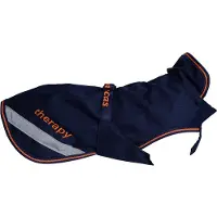 Bucas Hundedecke 0g Therapy Dog Rug Hundemantel Navy/Orange 30cm