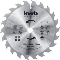 Kwb 586159 Kreissägeblatt 184 x 16 mm 1 St